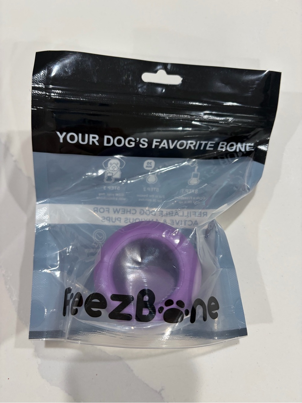 Freezball Refillable Dog Chew - Purple